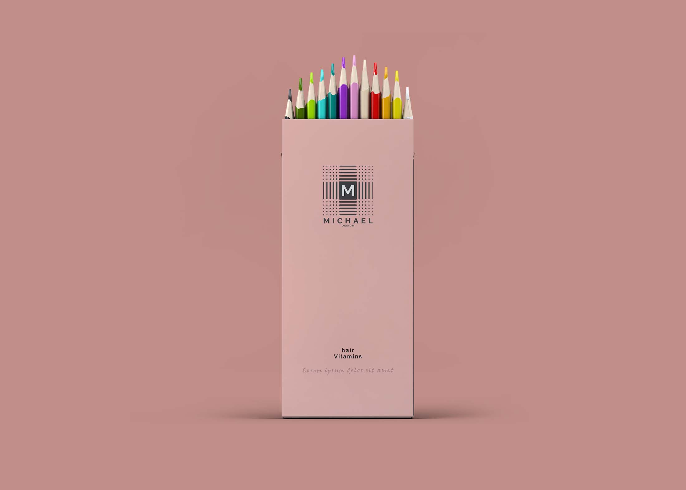 Free: Pencil Box Packaging Mockup - Graphicfolks - nohat.cc