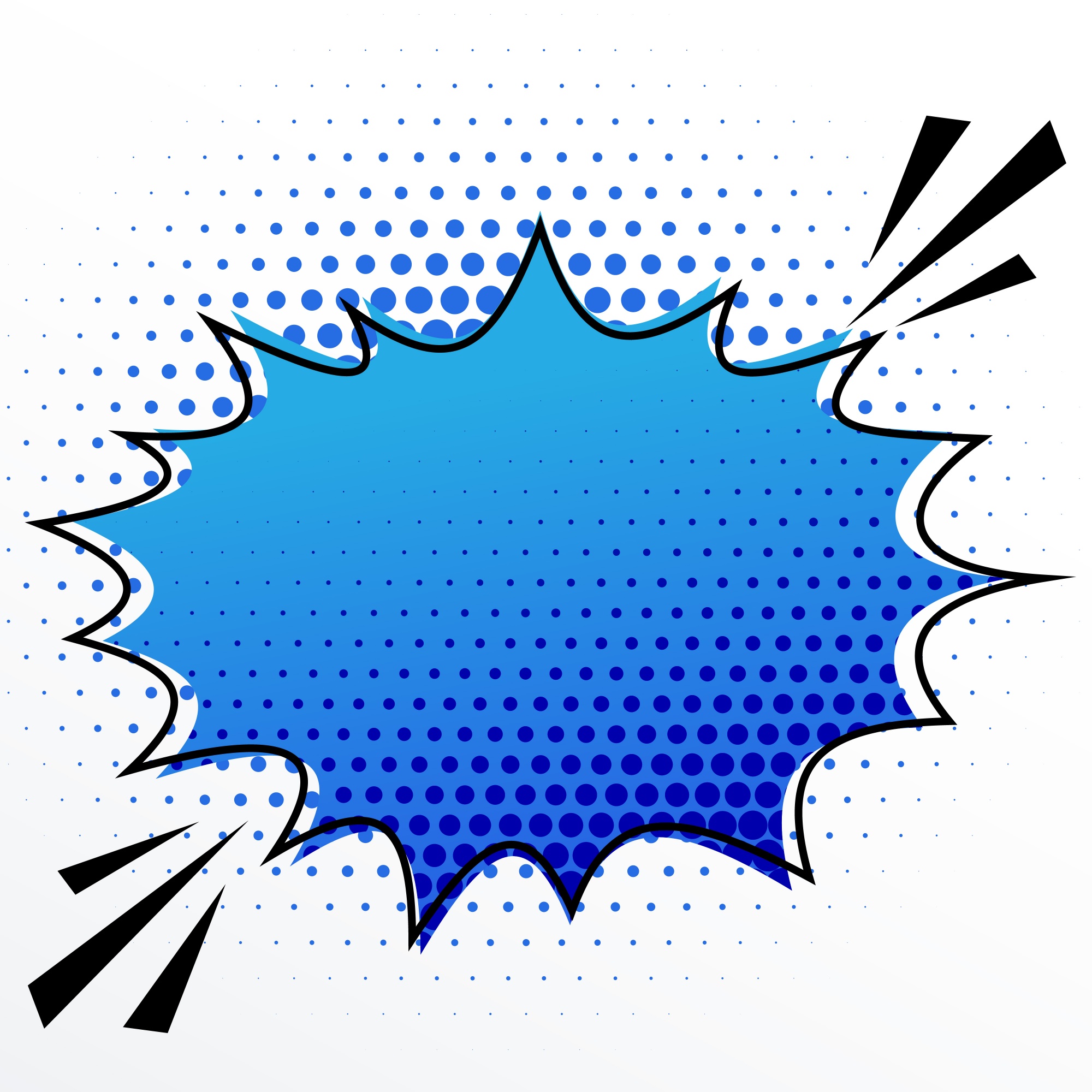 Free: Comic Book Speech Balloon Stickers - Transparent Background Comic ...