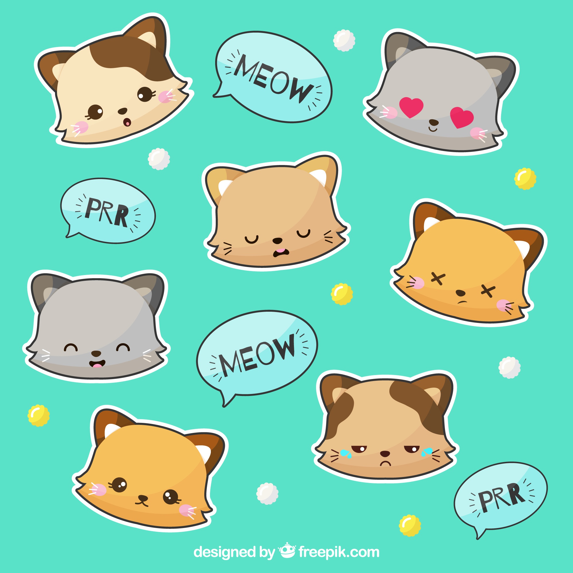 Free: Cat sticker pack - nohat.cc