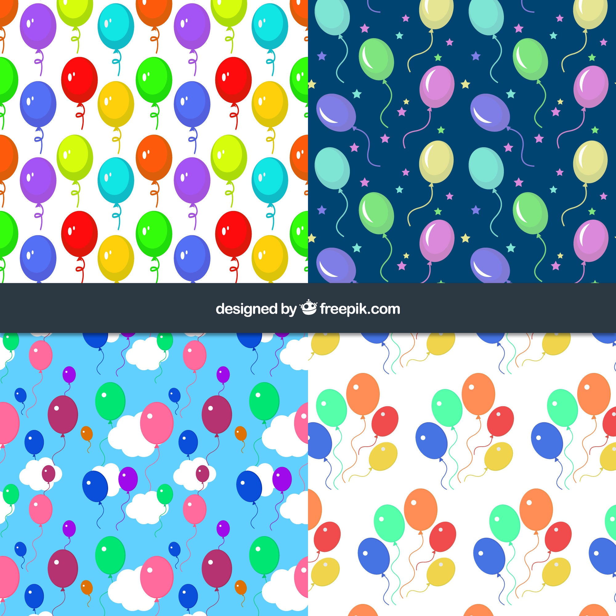 Free: Colorful balloon patterns - nohat.cc