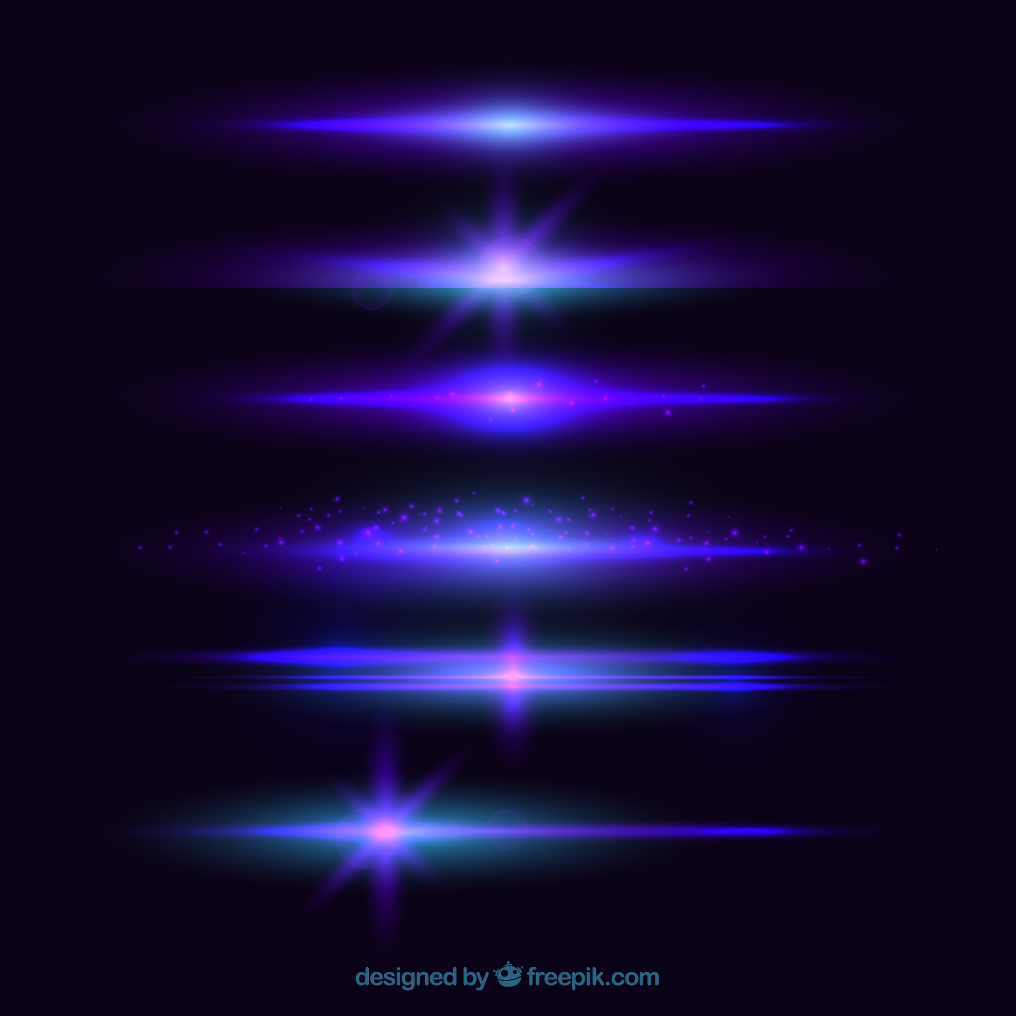 Free: Dividers collection with light effect - nohat.cc