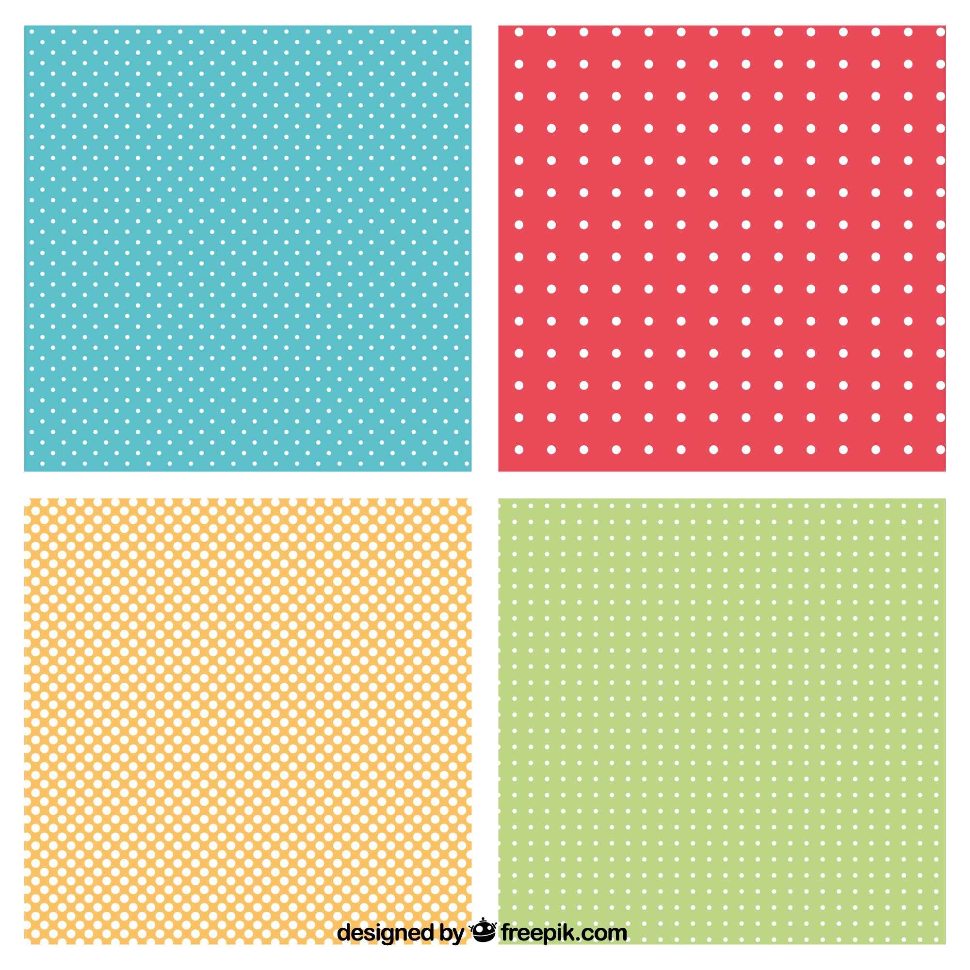 Free: Dotted patterns in different colors - nohat.cc