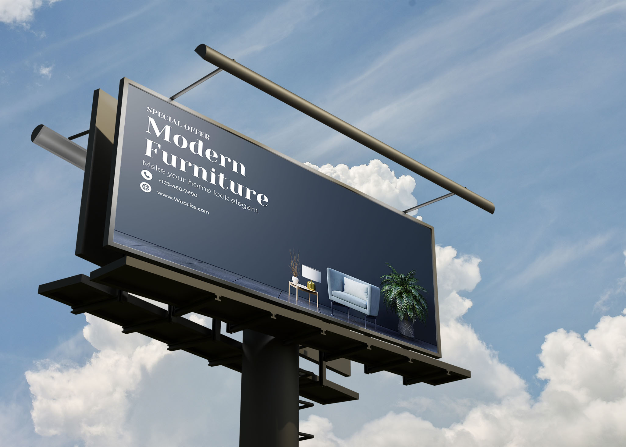 Free: Luxury Billboard Mockup Freebies Mockup nohat cc