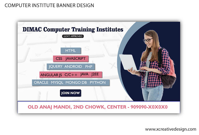 Free: Download Computer Institute Banner Design in Vector and Cdr ...