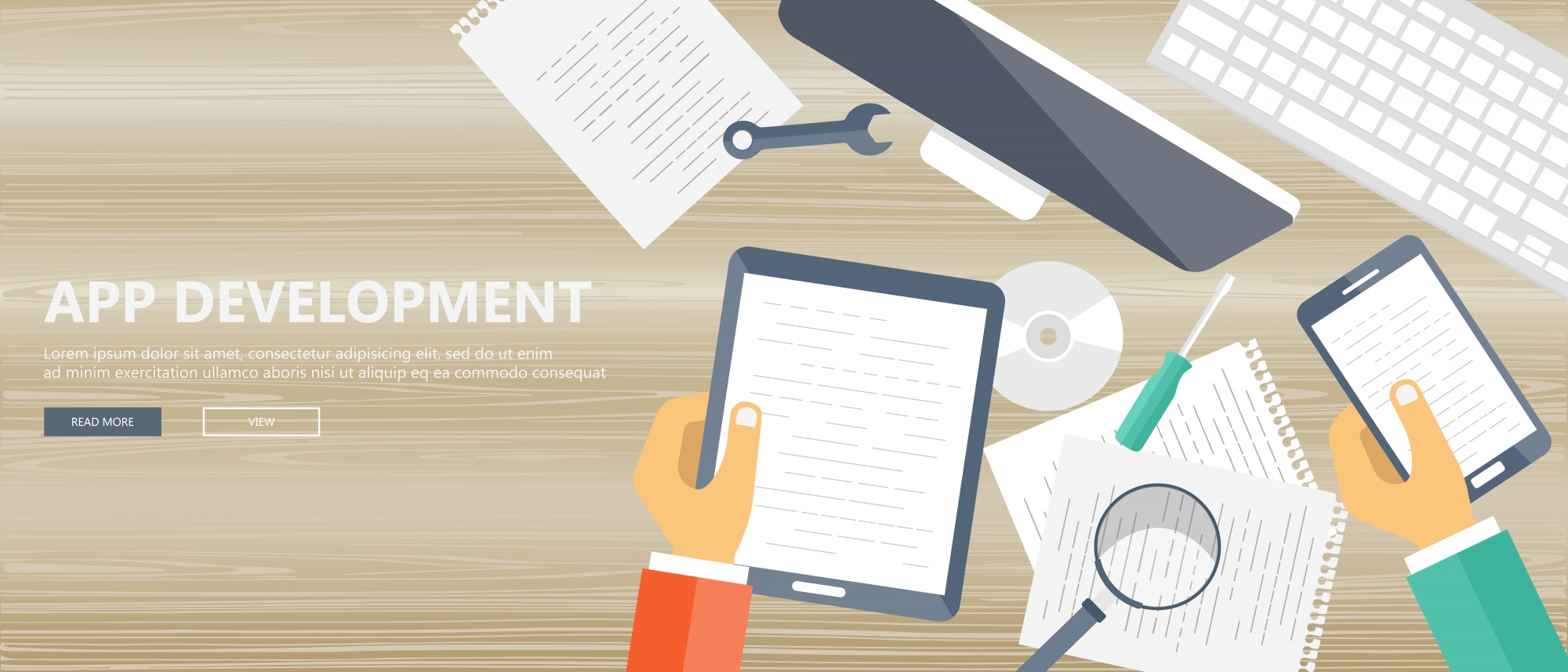 Development System Banner Example Free: Application development banner - nohat.cc