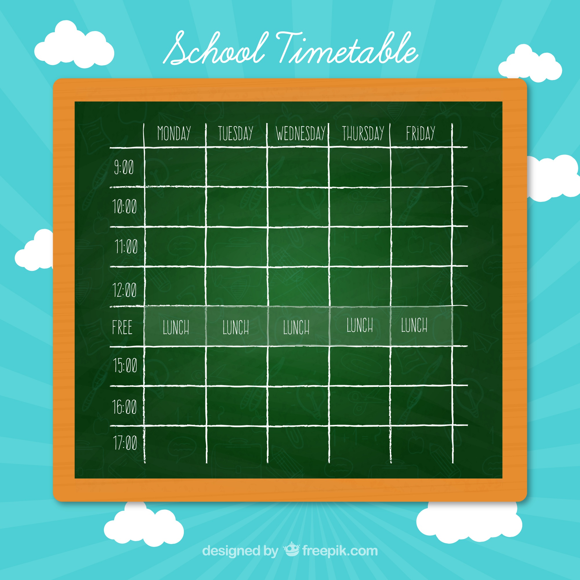 Time Table Example Art Free: Daily Random Numbers - Transparent Background Black And White ...