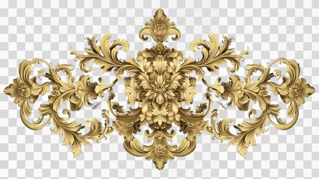 Decorative elegant luxury design.Vintage elements in baroque