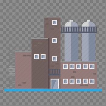 Free: Factory, Building, transparent png image & clipart free download ...