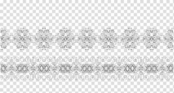 Free: Flower Transparent Background - Flowers Border Line Png - nohat.cc