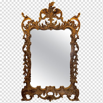 Free: Italian Rococo art Frames Mirror Style, wood caving transparent ...
