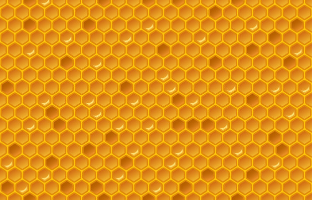 Free: Honey comb pattern Free Vector - nohat.cc