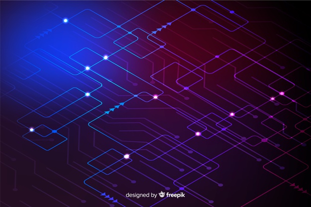 Free: Neon circuit board wallpaper Free Vector - nohat.cc