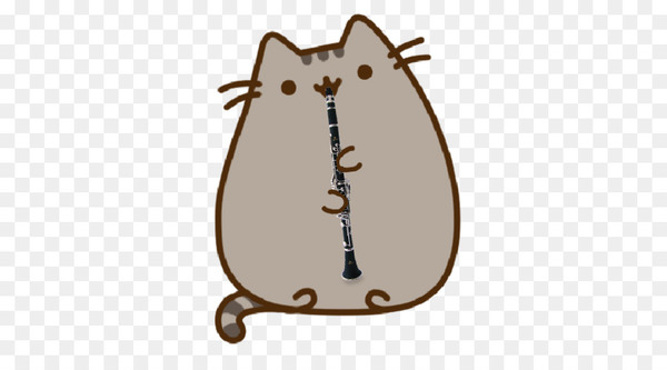 Free: Pusheen Sticker Cat Facebook Clip art - clarinet - nohat.cc