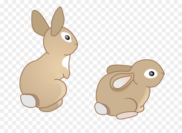 Free: Domestic rabbit European rabbit Cartoon Hare - Cartoon bunny ...