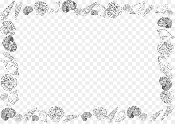 Free: Borders And Frames, Seashell, Borders Clip Art, Body Jewelry ...