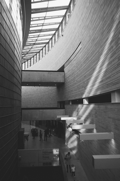 Free: Greyscale Photo Of Building Interior - nohat.cc