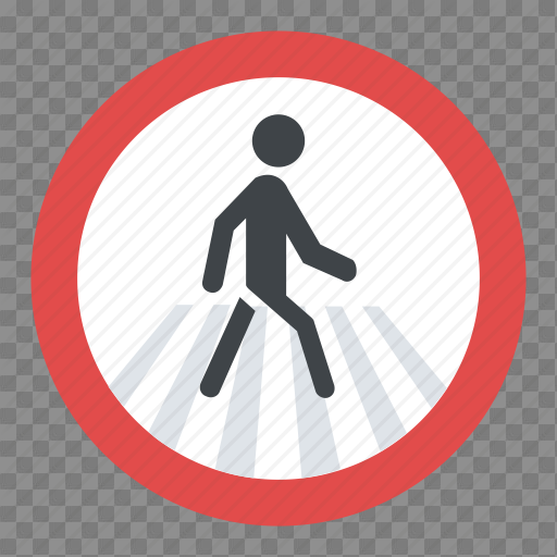 Free: Pedestrian crossing sign, pedestrian crosswalk sign, pedestrian ...