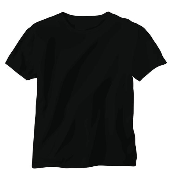 Free Download Black Vector T Shirt T Shirts Shirt template Blank t nohat.cc