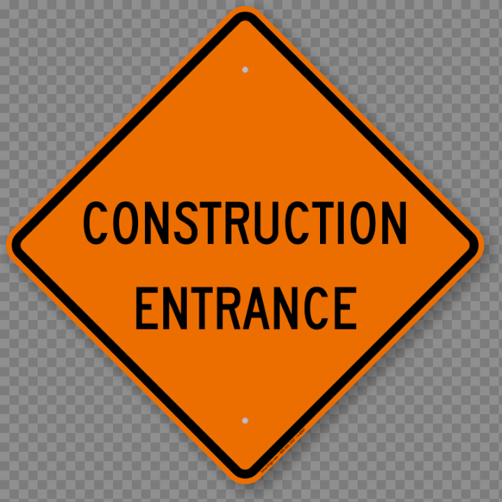 Free: Construction Sign PNG Image - nohat.cc