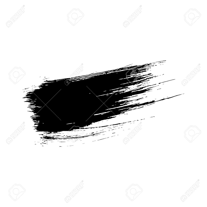 Free: Black Ink Hand Drawn Paintbrush Brush Vector Illustration. Stroke ...