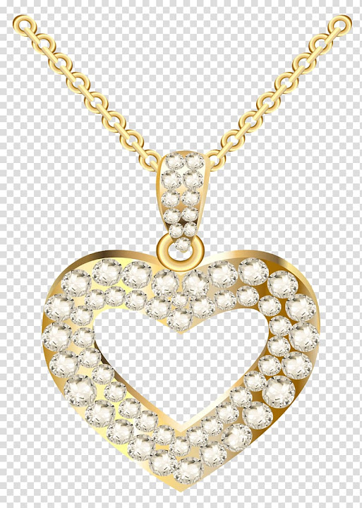 heart necklace png