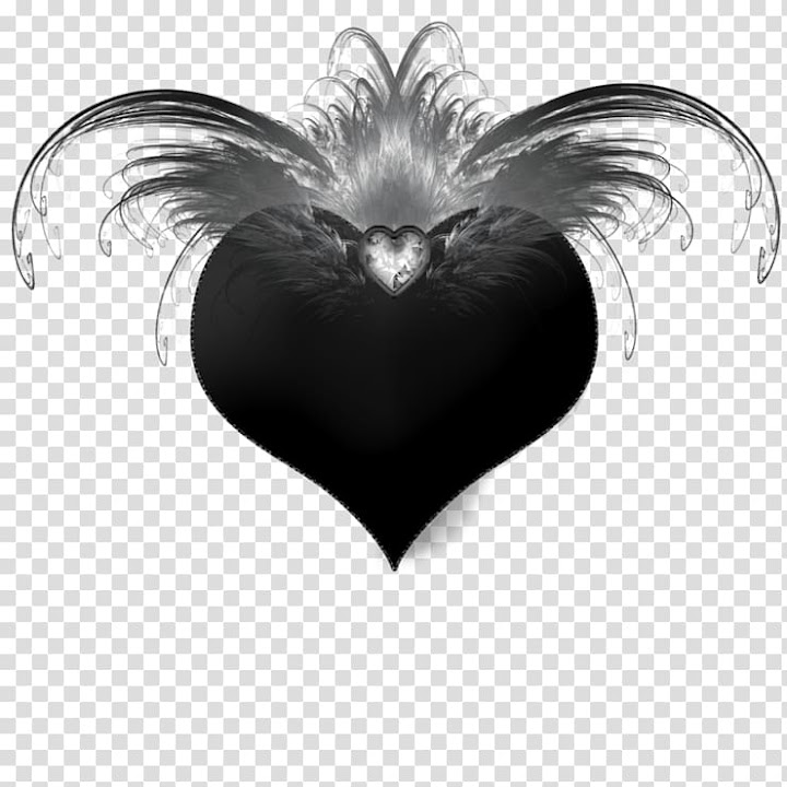 Free: Heart , Black Heart transparent background PNG clipart - nohat.cc