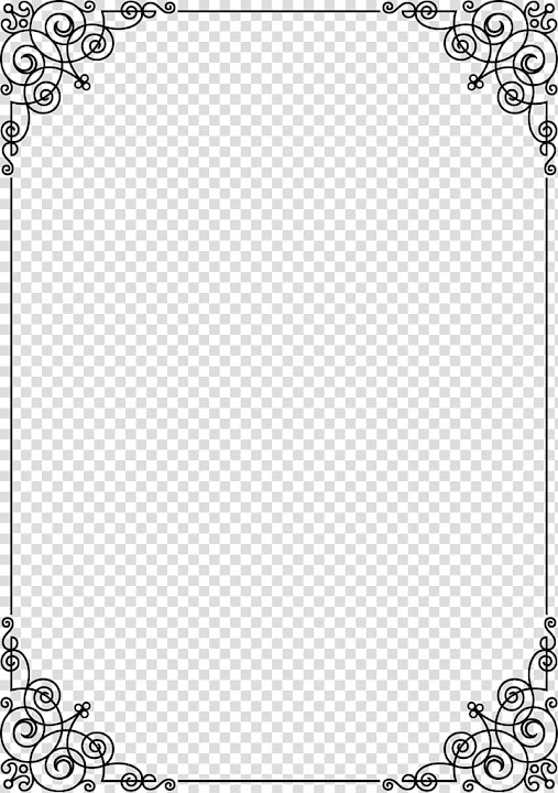 Free: Black line frame transparent background PNG clipart - nohat.cc