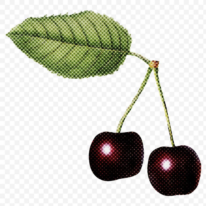 Free: Halftone black cherry sticker design element | Free transparent ...