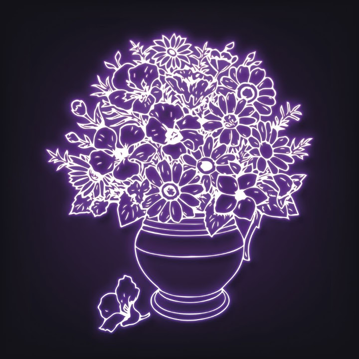 Free: Aesthetic flower vase neon sticker, | Free Vector - rawpixel ...