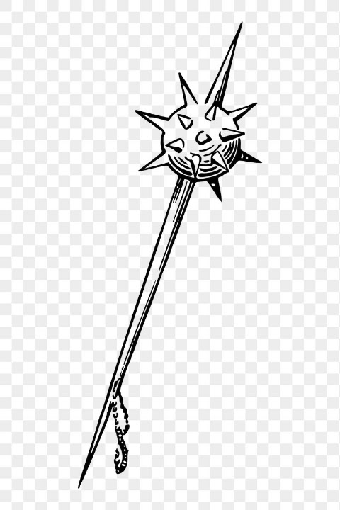 Free: Mace png sticker, medieval weapon | Free PNG - rawpixel - nohat.cc
