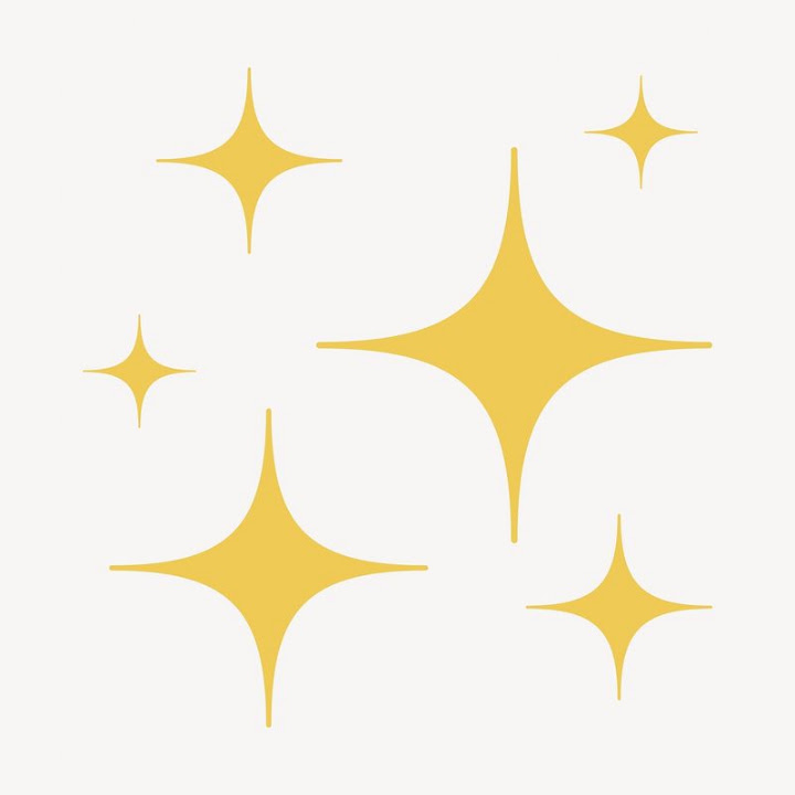 Free: Yellow sparkle sticker, cute effect | Free PSD - rawpixel - nohat.cc