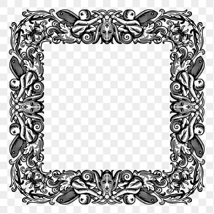 Free: Ornamental border frame png sticker | Free PNG - rawpixel - nohat.cc
