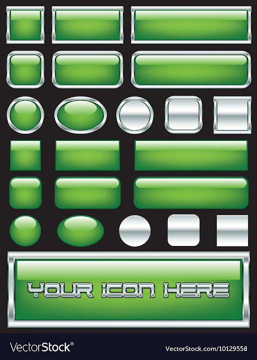 Free: Set of glossy buttons vector image - nohat.cc