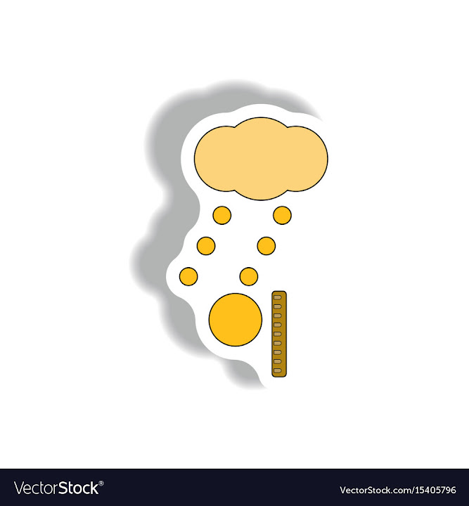 Free: Hail and ruler sticker hail length vector image - nohat.cc