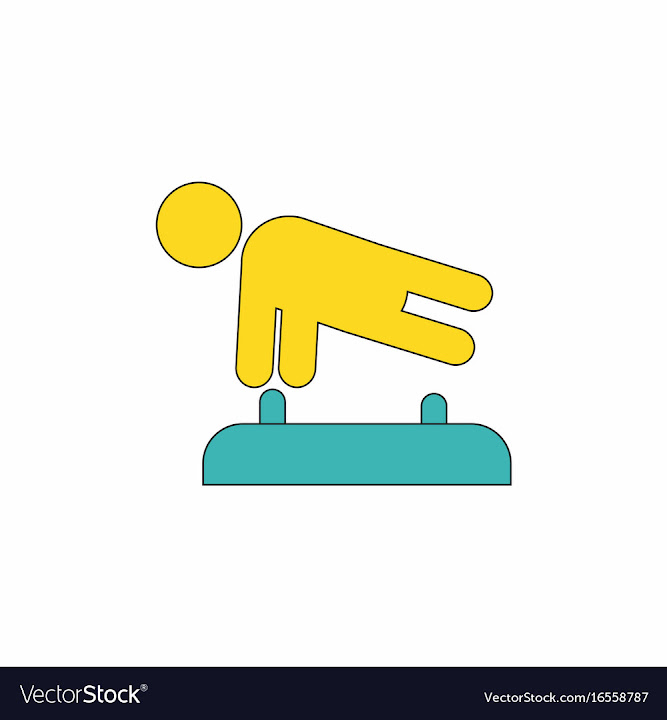 Free: Shows a gymnast performing acrobatic movements vector image ...