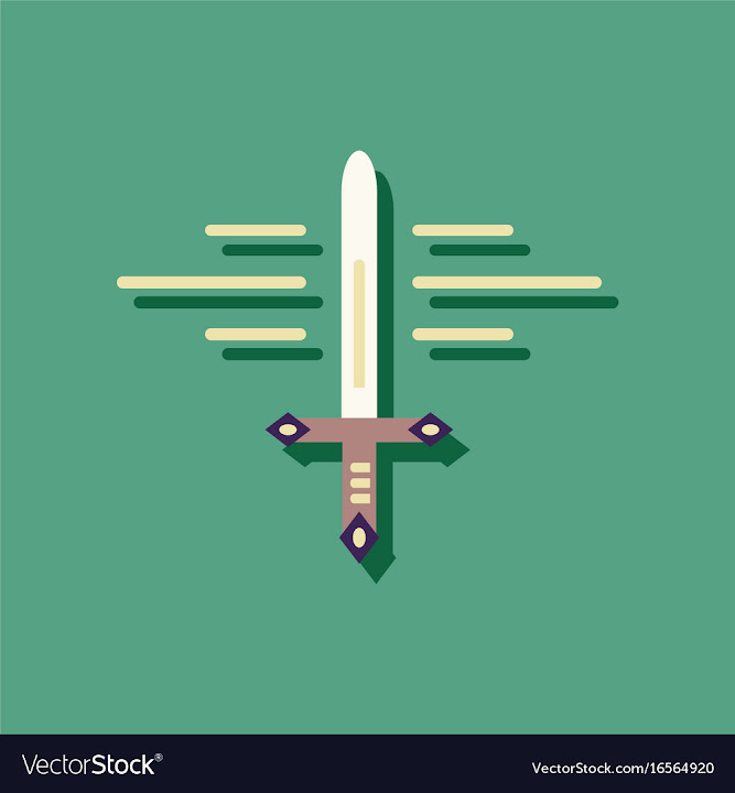 Free: Flat icon design collection ancient weapon sword vector image ...