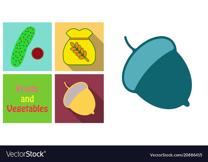 Free: Set of fruits and vegetables vector image - nohat.cc