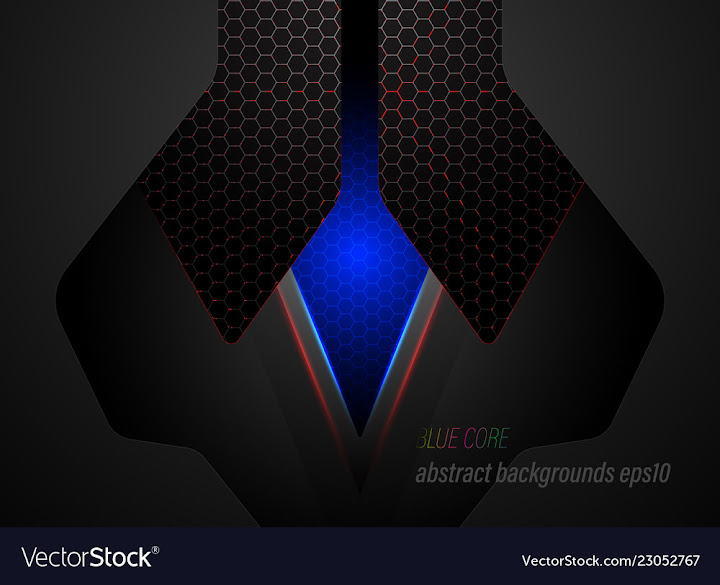 Free: Blue core tech scene vector image - nohat.cc