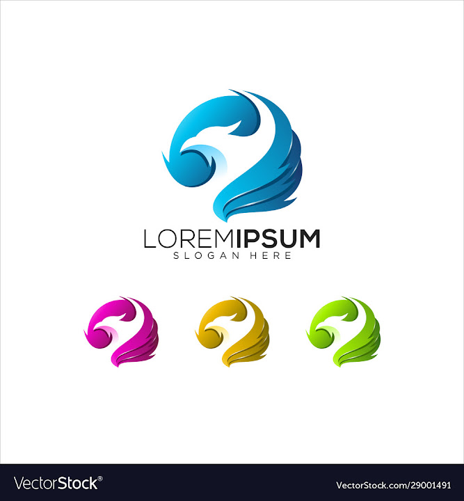 free-awesome-eagle-wings-colorful-logo-nohat-cc