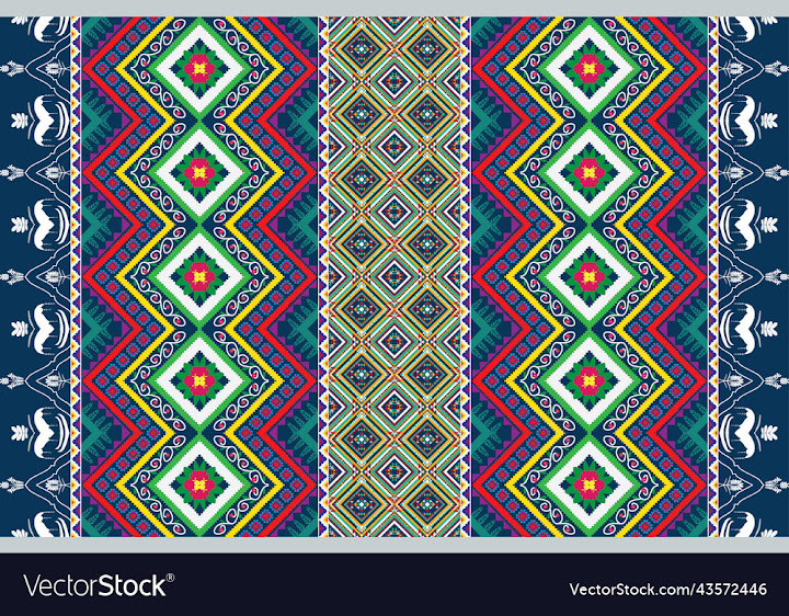 Free: oriental ethnic seamless pattern traditional backg - nohat.cc