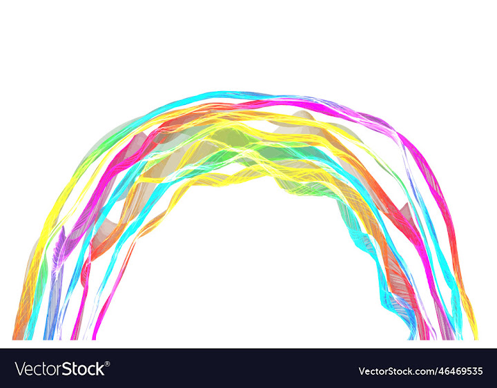 Free: ribbon rainbow arc design element - nohat.cc