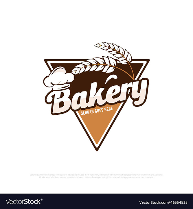 Free: bakery logo design with triangle shape best for - nohat.cc