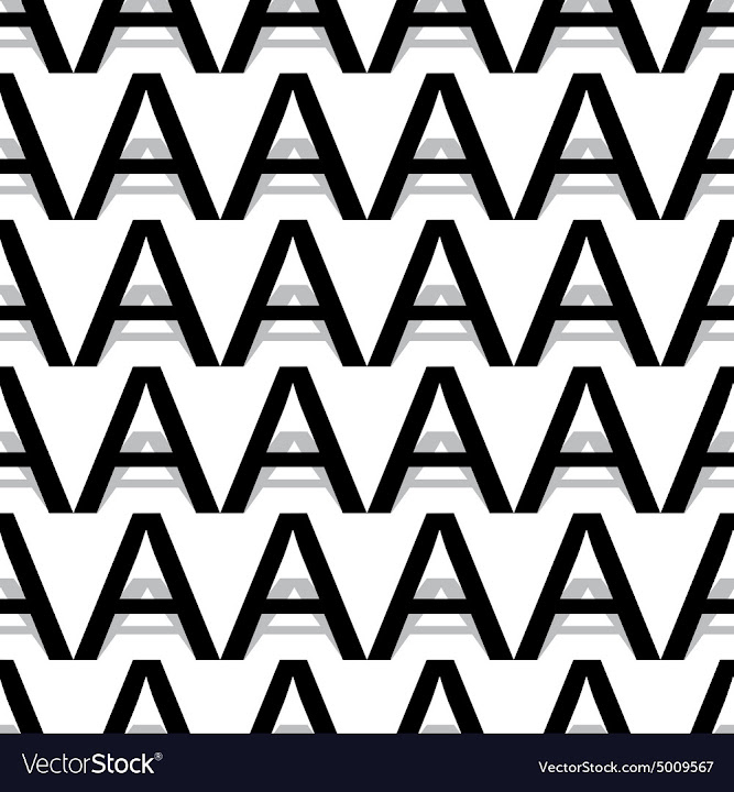 Free: Pattern letter a vector image - nohat.cc