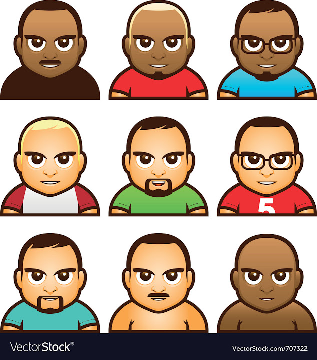 Free: Bust icons vector image - nohat.cc