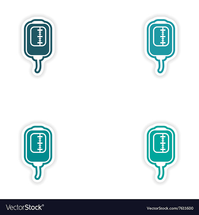 Free: Set of paper stickers on white background medical vector image ...
