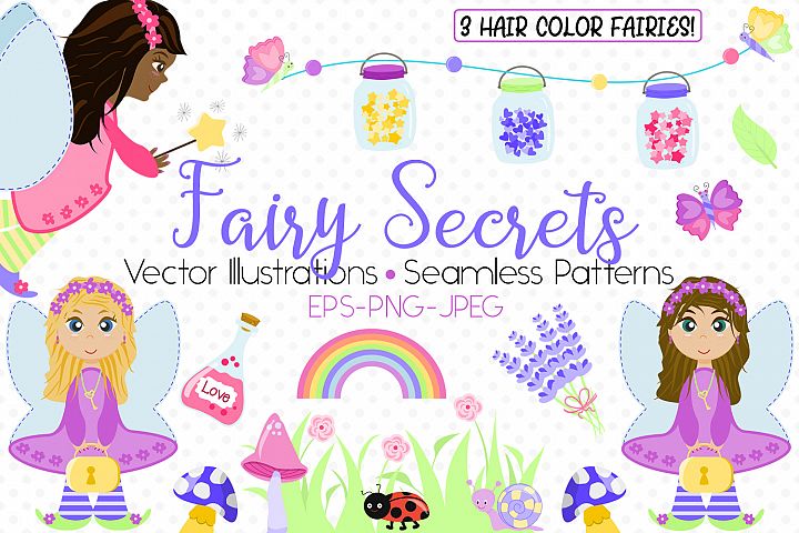 Free: Fairy Secrets - Graphics and Patterns - nohat.cc