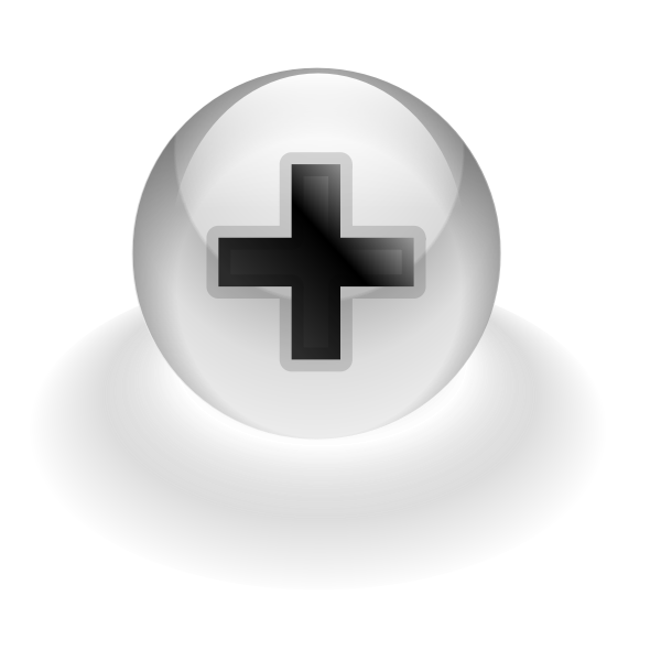 Free: SVG Plus computer button vector image - nohat.cc