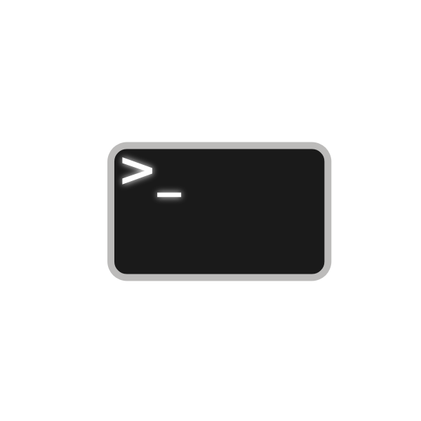 Free: SVG Vector illustration of command line icon - nohat.cc