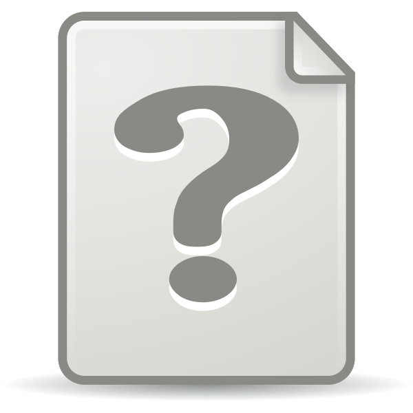 Free: SVG Unknown document icon vector drawing - nohat.cc