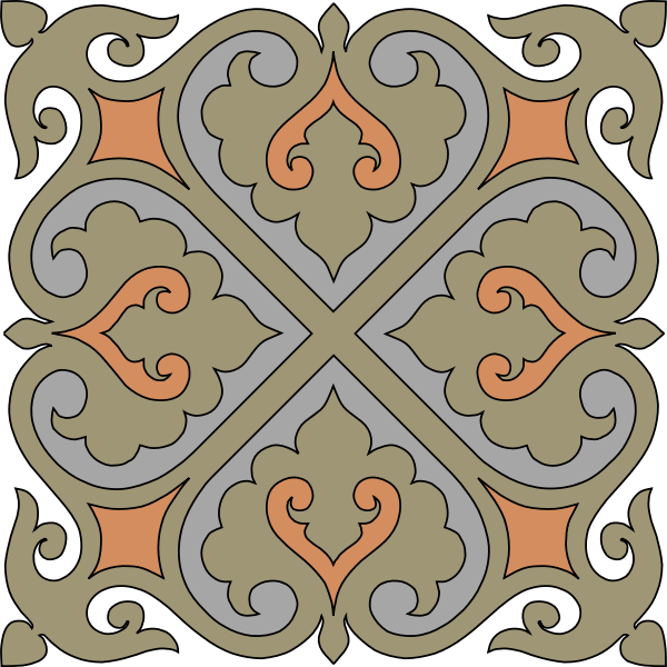 Free: SVG Elegant decorative tile - nohat.cc